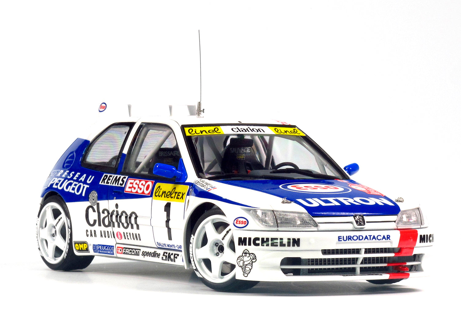 Platz NuNu 1/24 PEUGEOT 306 MAXI 1996 Monte Carlo Rally with Masking Sheet | 4545782078480