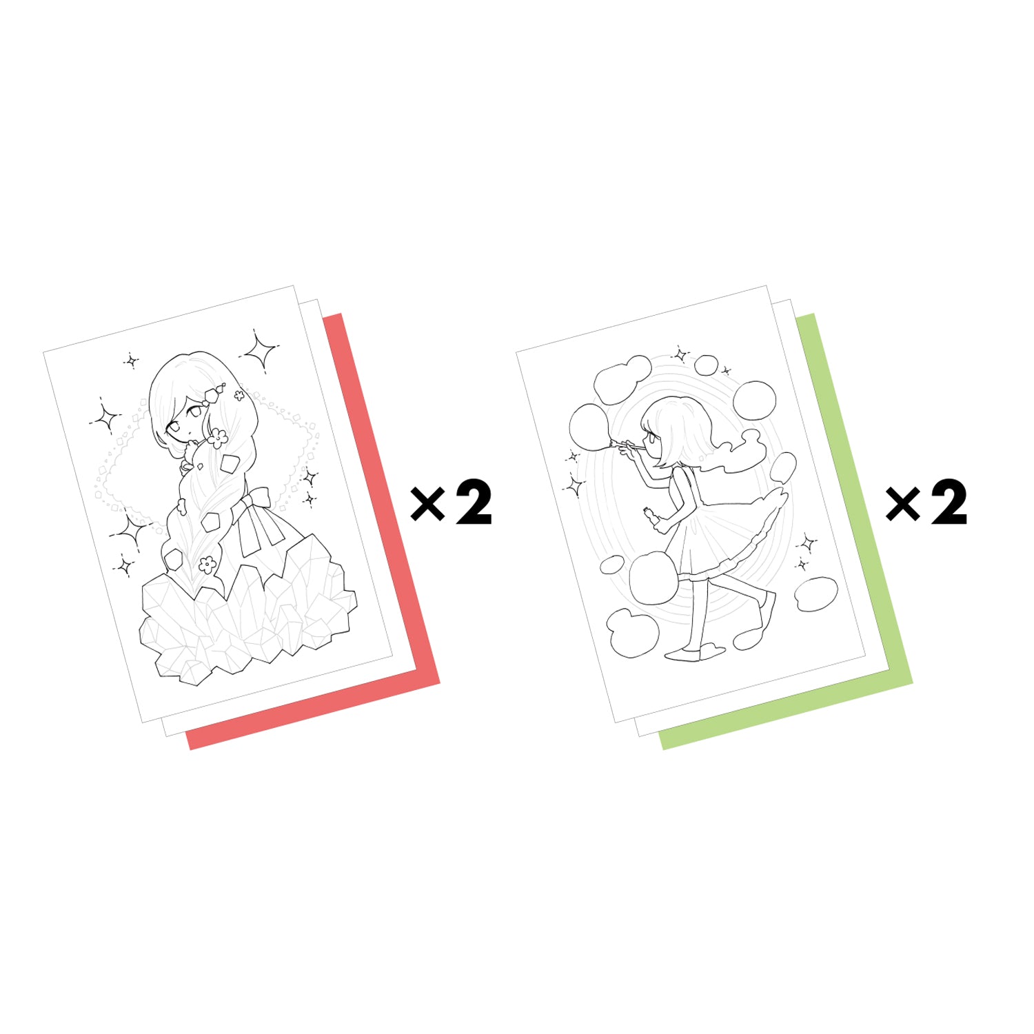 Copic Ciao Marker 4pc Doodle Kit, Sparkle Set, Includes a Learning Booklet | 4511338062869