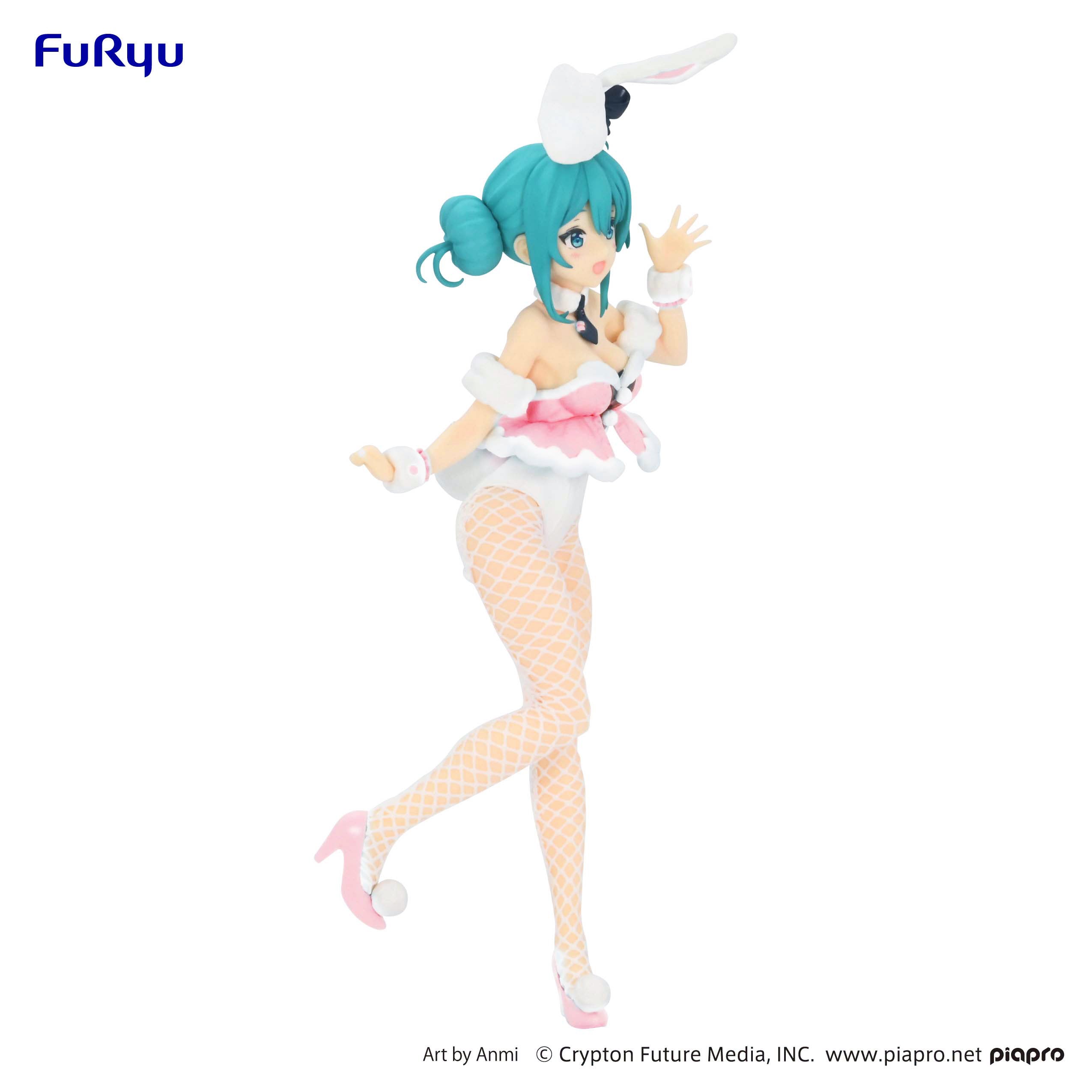 Good Smile Company Hatsune Miku Series BiCute Bunnies Hatsune Miku White Rabbit Baby Pink Ver. Figure