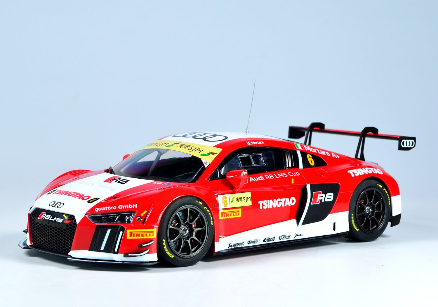 Platz NuNu 1/24 Audi R8 LMS GT3 2015 FIA GT3 World Cup with Masking Sheets | 4545782078404