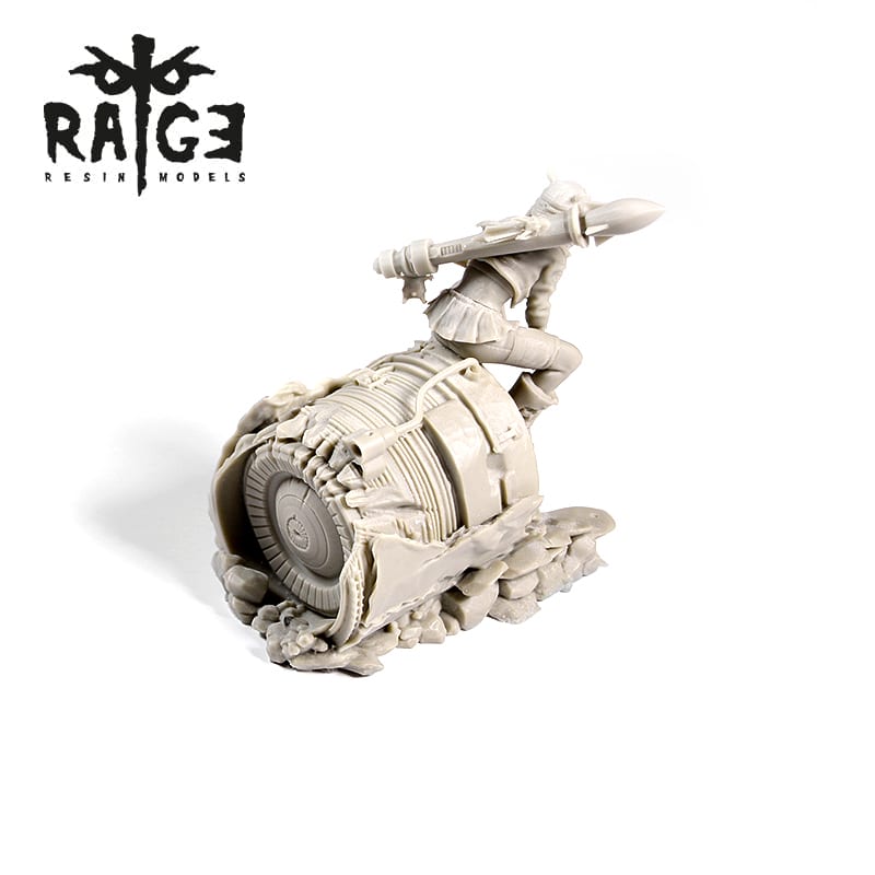 AK Interactive Crash Landing (90mm) | 8435568312364