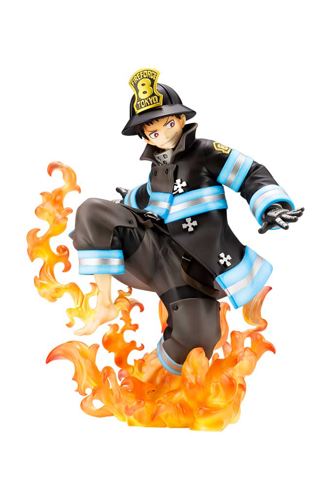 Kotobukiya 1/8 Artfx J Shinra Kusakabe Fire Force, Pre-painted PVC Statue | 190526020351