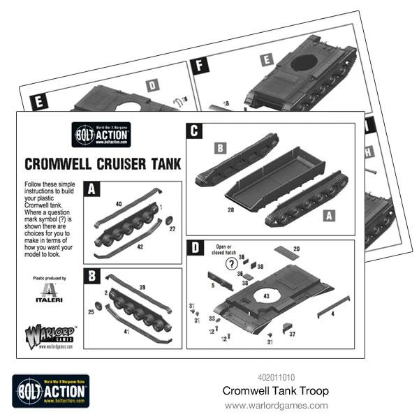Bolt Action Cromwell Tank Troop