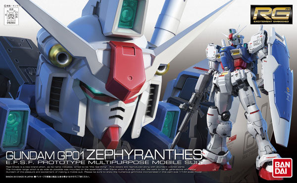 Bandai #12 RX78GP01 Gundam GP01 Zephyrantes, Bandai RG | 4543112826541