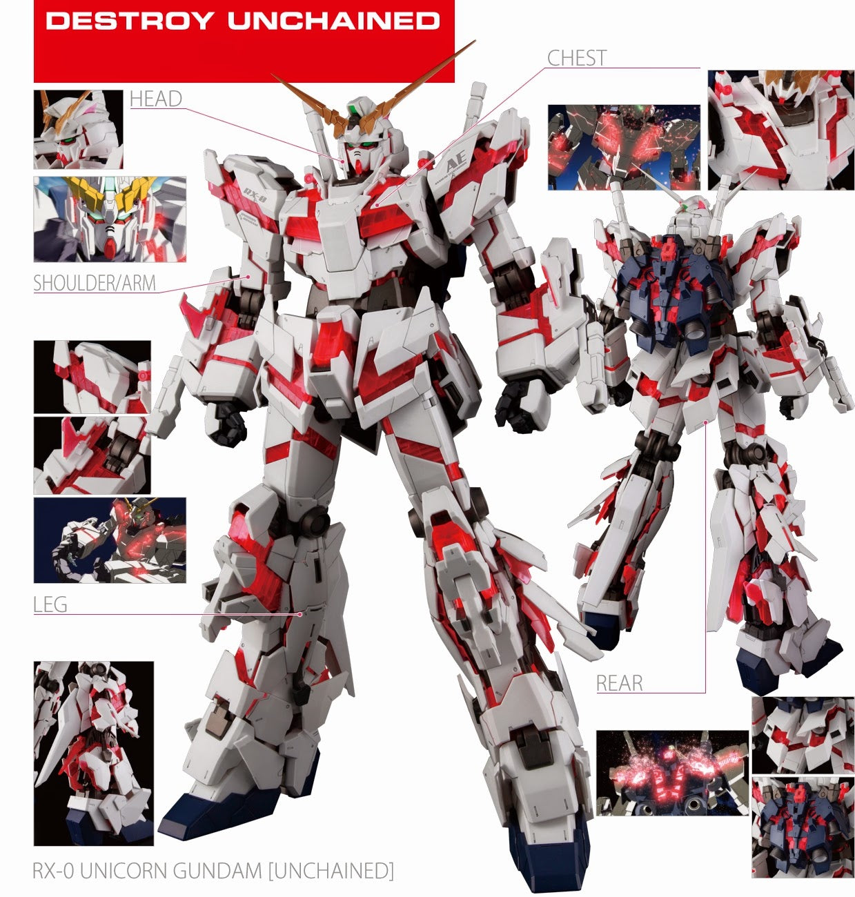 BANDAI Hobby PG RX-0 Unicorn Gundam