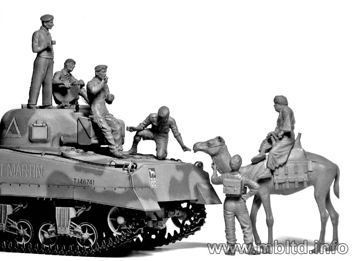 MASTER BOX 1/35 Commonwealth AFV Crew | 4820113080173