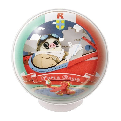 Ensky PTB-12 Porco Rosso Airplane Piloting Porco Rosso Paper Theater Ball 'Porco Rosso' | 4970381505530