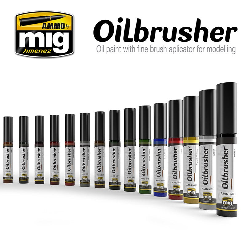 Ammo Mig Oilbrusher - Buff