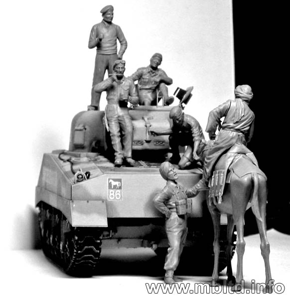 MASTER BOX 1/35 Commonwealth AFV Crew | 4820113080173