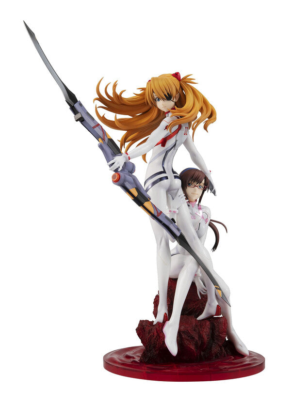 Megahouse GEM Series Asuka Langley Shikinami & Mari Makinami Illustrious (3.0 + 1.0 Thrice Upon a Time) "Evangelion" | 4535123833700