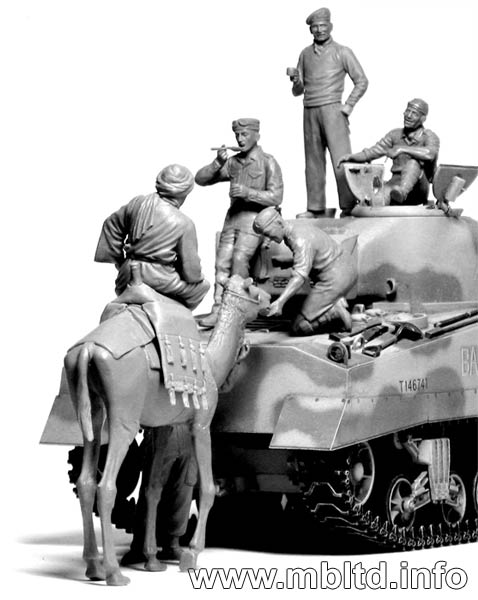 MASTER BOX 1/35 Commonwealth AFV Crew | 4820113080173