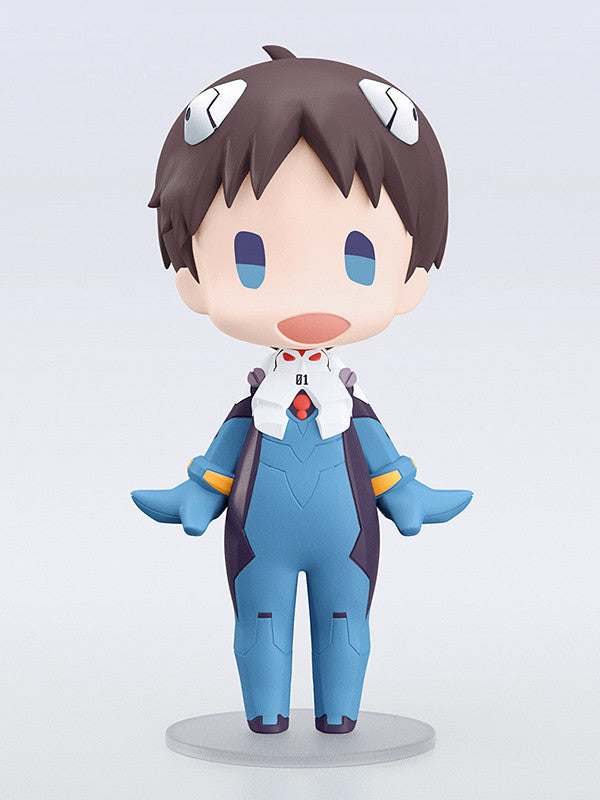 Rebuild of Evangelion Series Shinji Ikari Hello Chibi Figure | 4580416944519