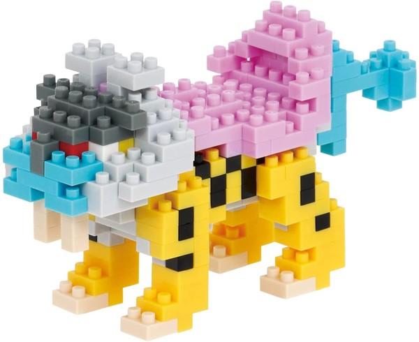 Pokemon - Raikou - Nanoblock, Pokémon x Nanoblock(Kawada)
