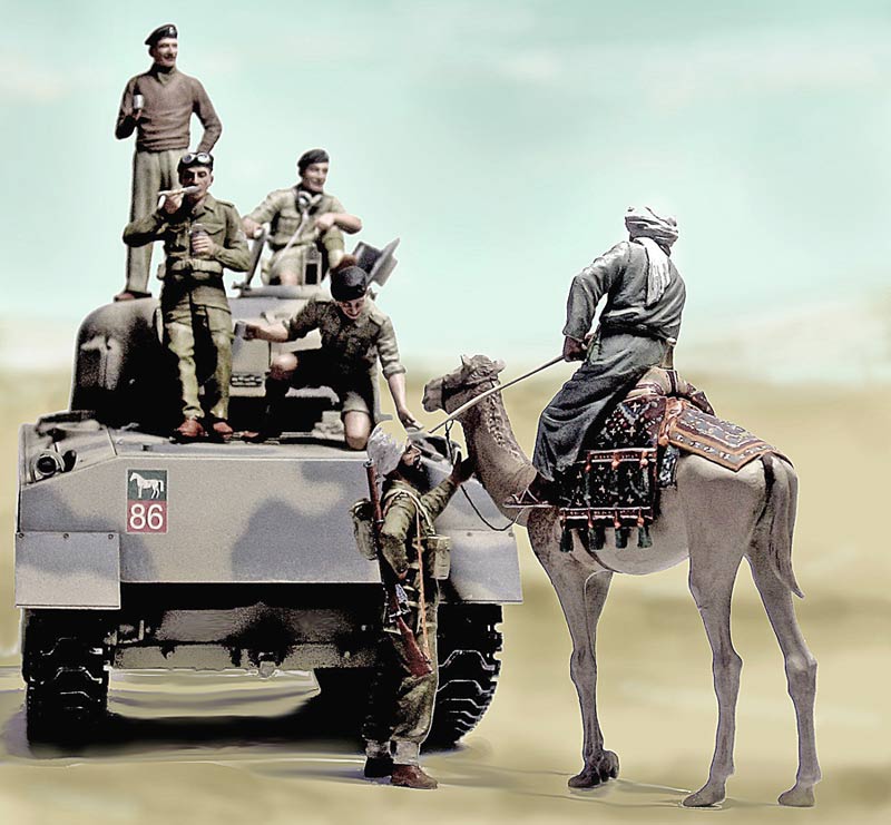 MASTER BOX 1/35 Commonwealth AFV Crew | 4820113080173