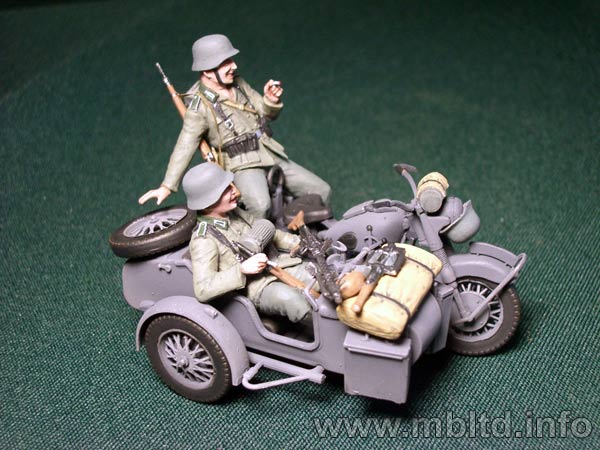 MASTER BOX 1/35 German motorcyclists, 1940-1943 | 4820041760444