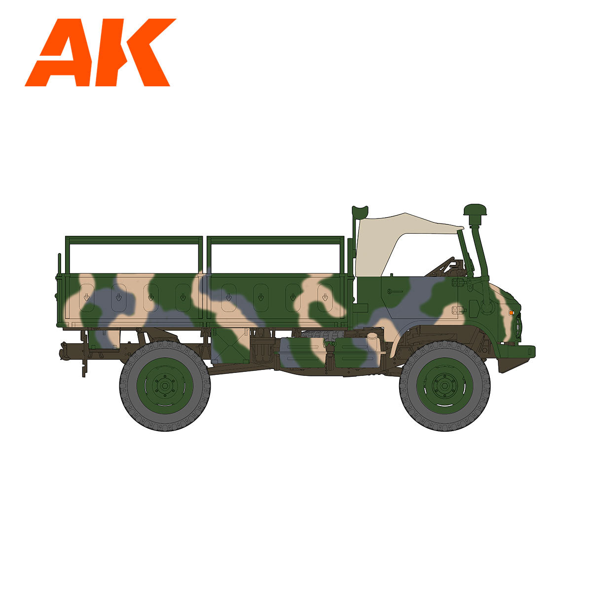 AK Interactive 1/35 UNIMOG S 404 Middle East | 8435568334205