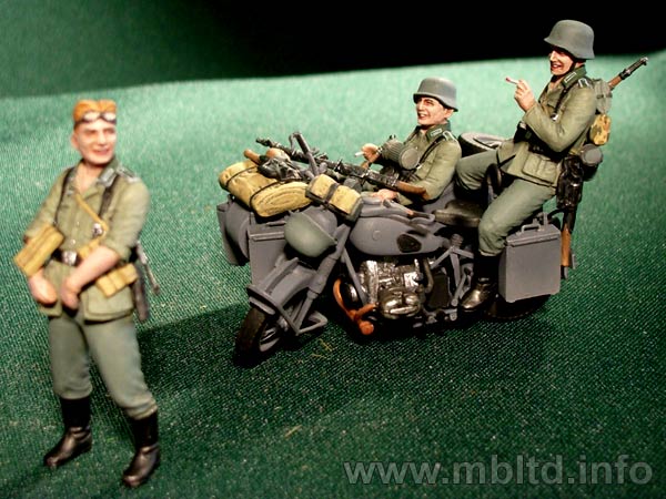 MASTER BOX 1/35 German motorcyclists, 1940-1943 | 4820041760444