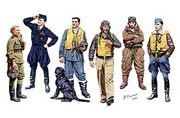 MASTER BOX 1/32 Series Famous pilots of WWII era, kit No.1 | 4820113080319