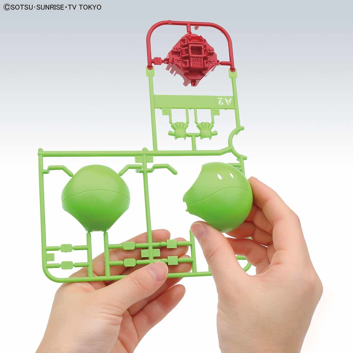 Bandai #01 Flaro Basic Green 'Mobile Suit Gundam', Bandai FlaroPla | 4549660283744