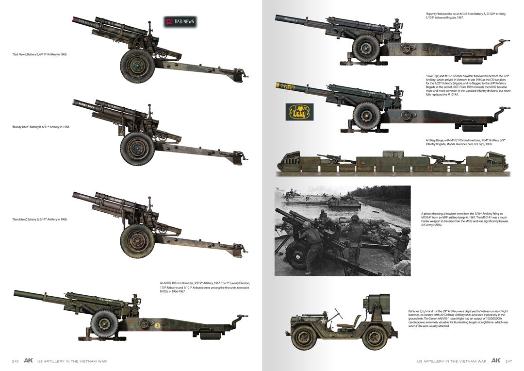 AK Interactive American Artillery in Vietnam vol.2 (English) | 8435568334328