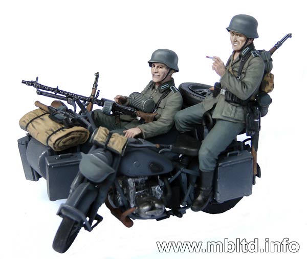 MASTER BOX 1/35 German motorcyclists, 1940-1943 | 4820041760444
