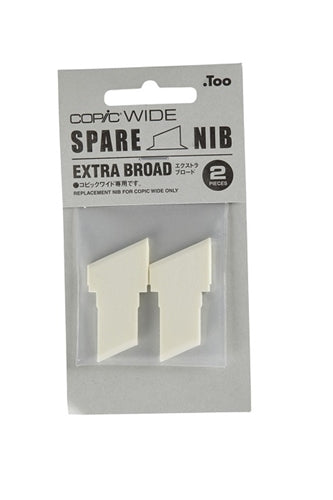 Copic Wide Spare Nibs - Extra Broad, 2Pcs | 4511338019740