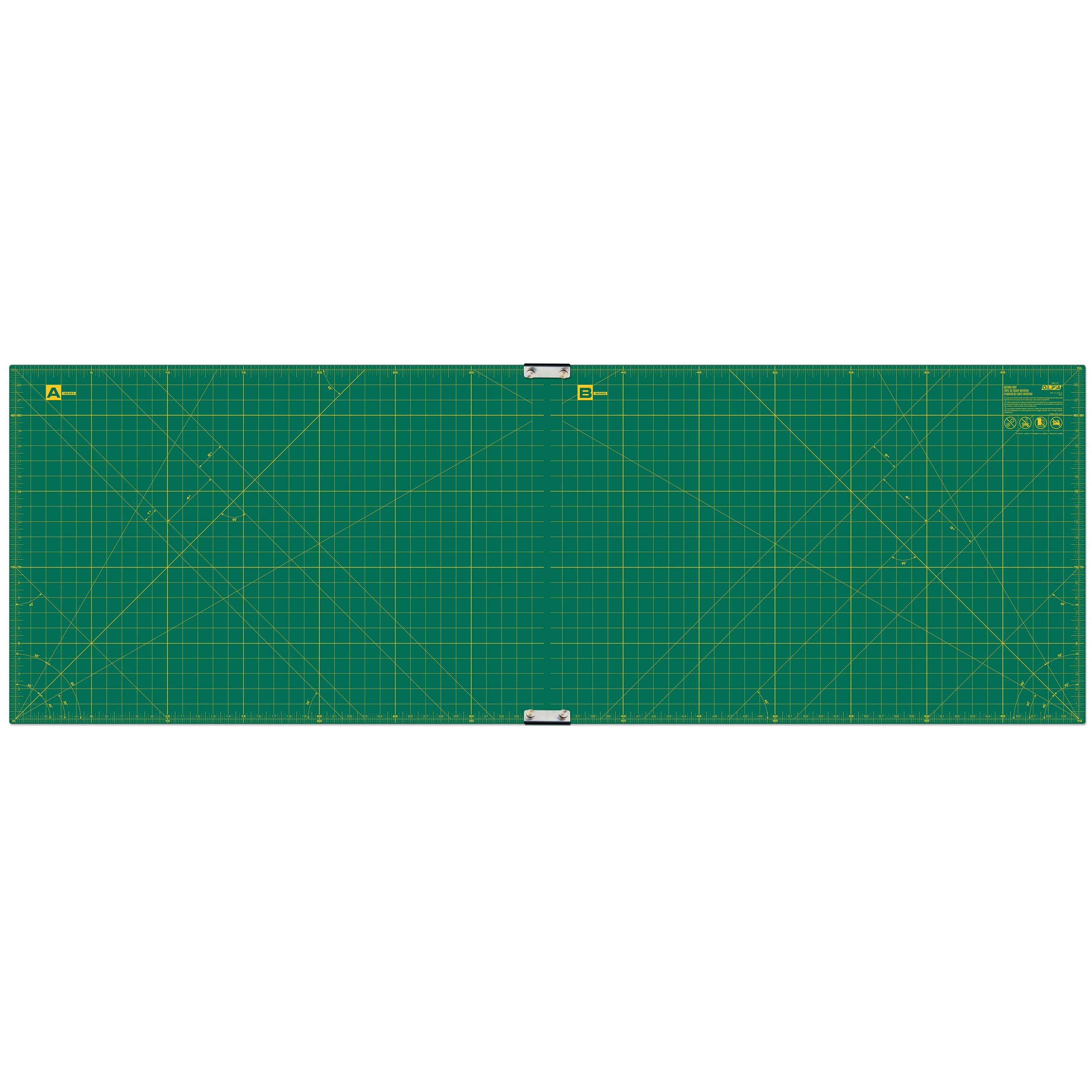 OLFA 23' x 70' Continuous Grid Rotary Mat Set (RM-CLIPS/2) | 91511300321