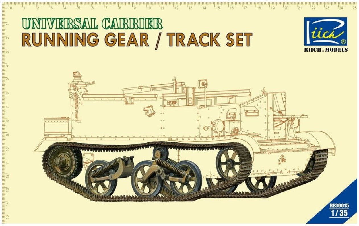 Riich 1/35 Running gear & Tracks set  for Universal Carrier | 6953391900586