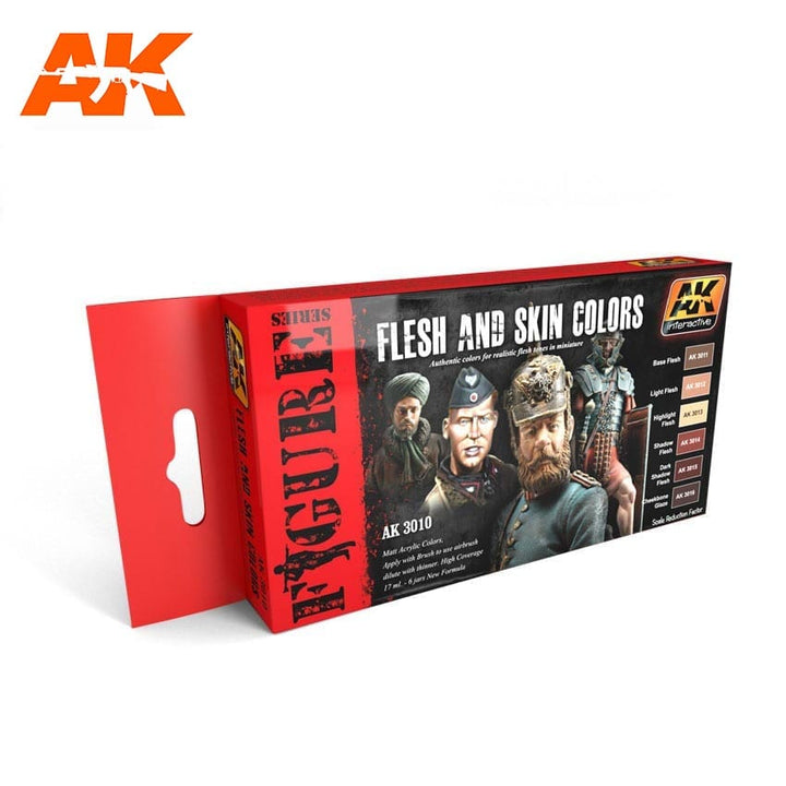 AK Interactive Flesh And Skin Colors Set | 8436535573818