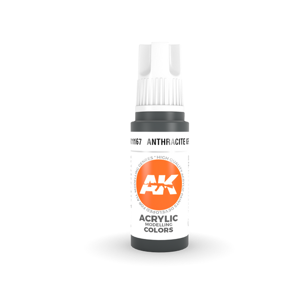 AK Interactive 3G Acrylic Anthracite Grey 17ml