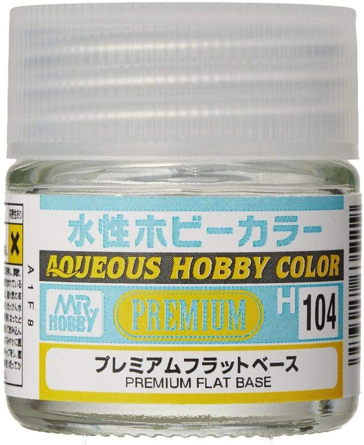 Mr Hobby Aqueous Color H104 Premium Clear Flat Base | 4973028736427