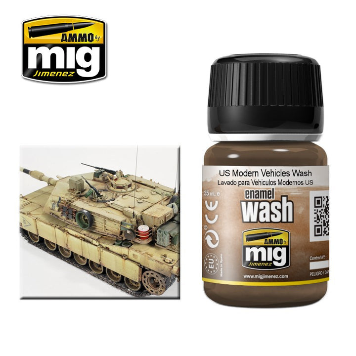 Ammo Mig Us Modern Vehicles Enamel Wash | 8432074010074