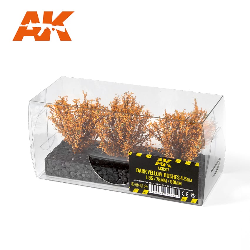AK Interactive Dark Yellow Bushes 4-6 cm | 8435568313842