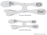IWATA Artool 'H' Stencil Freehand Airbrush Template by Craig Fraser | 758240150916