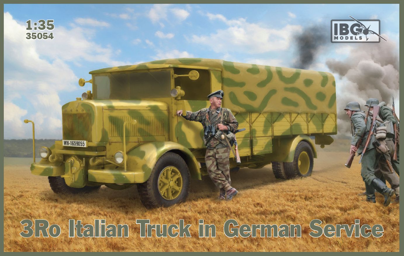 IBG Models 1/35 3Ro Italian Truck in German Service | 5907747901445