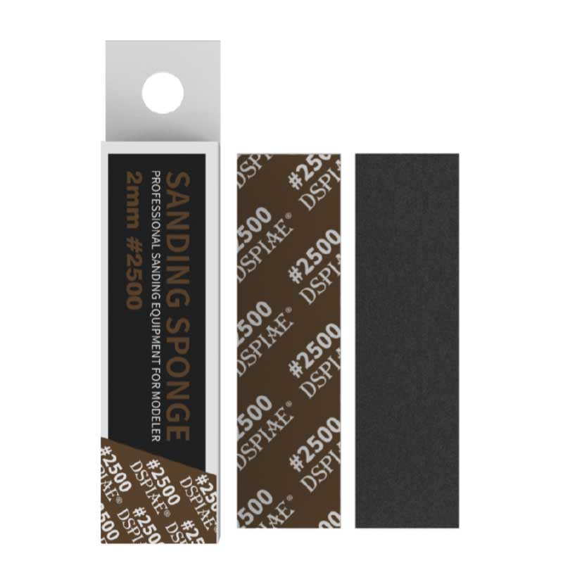 DSPIAE 2mm #2500 Sanding Sponge 5Pcs(6970845562923)|P-Rex Hobby