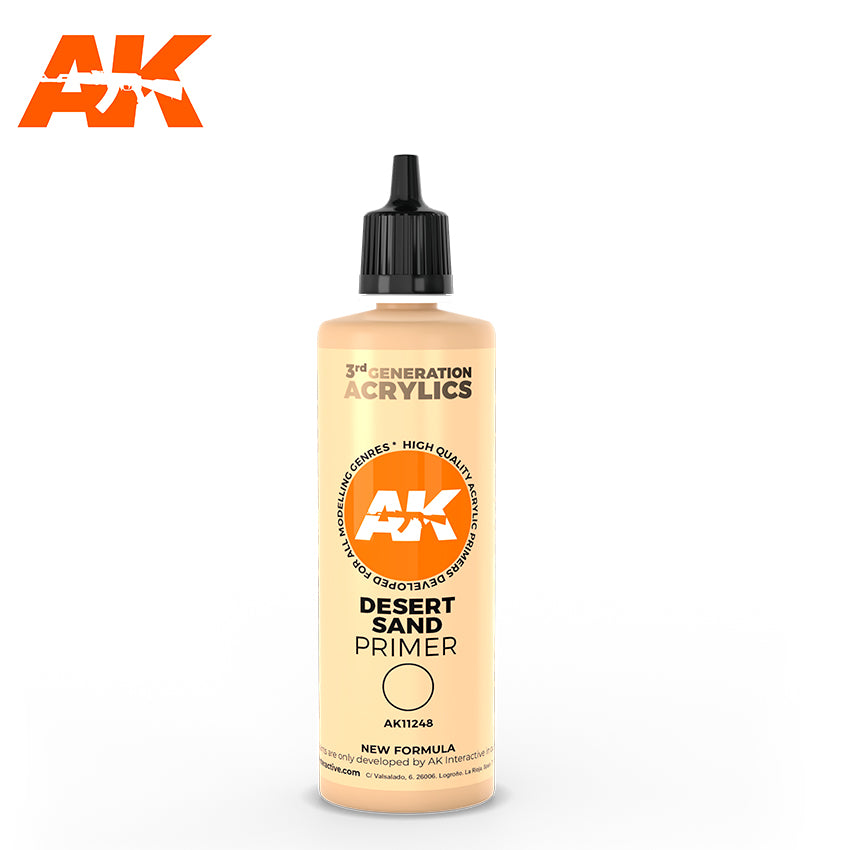 AK Interactive 3G Desert Sand Primer 100ml | 8435568314238