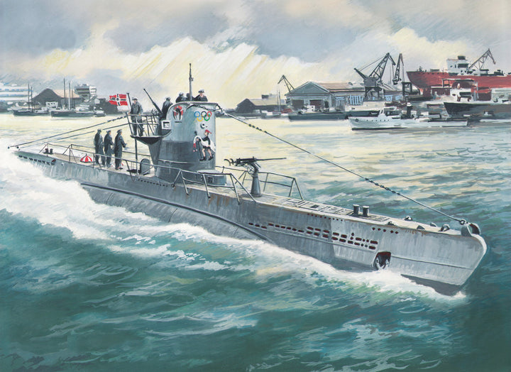 ICM 1/144 U-Boat Type IIB (1943), German Submarine | 4823044402229