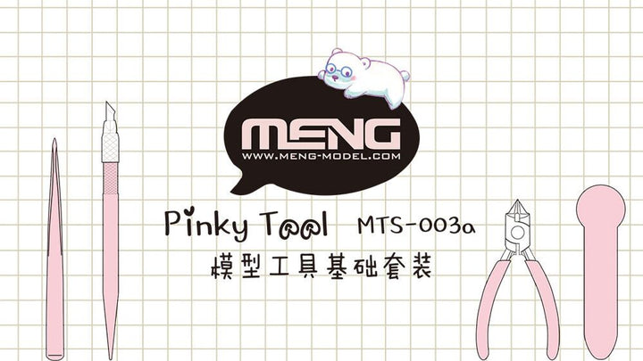 Meng Basic Hobby Tool Set, Pink | 4897038552085