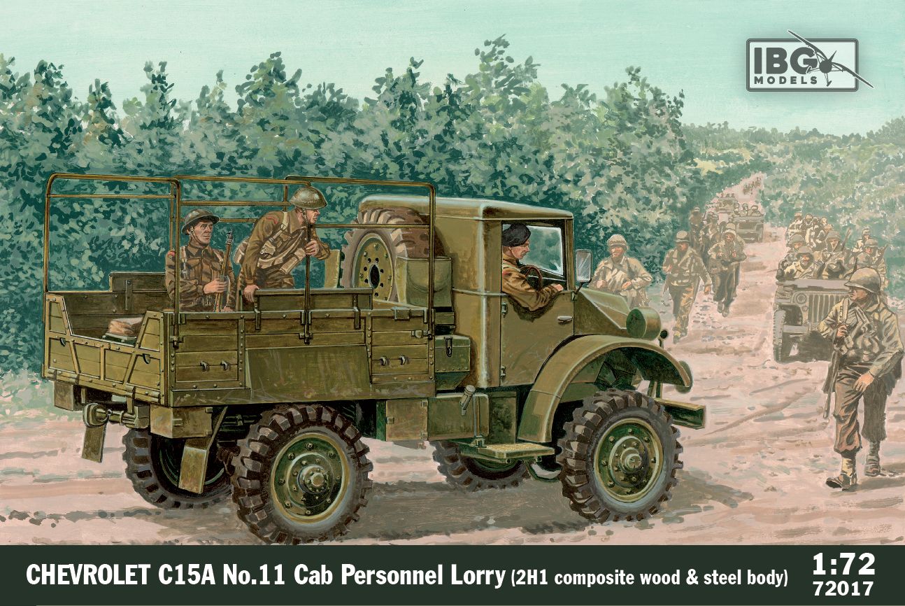 IBG Models 1/72 Chevrolet C.15A No.11 Cab Personnel Lorry | 5907747900172