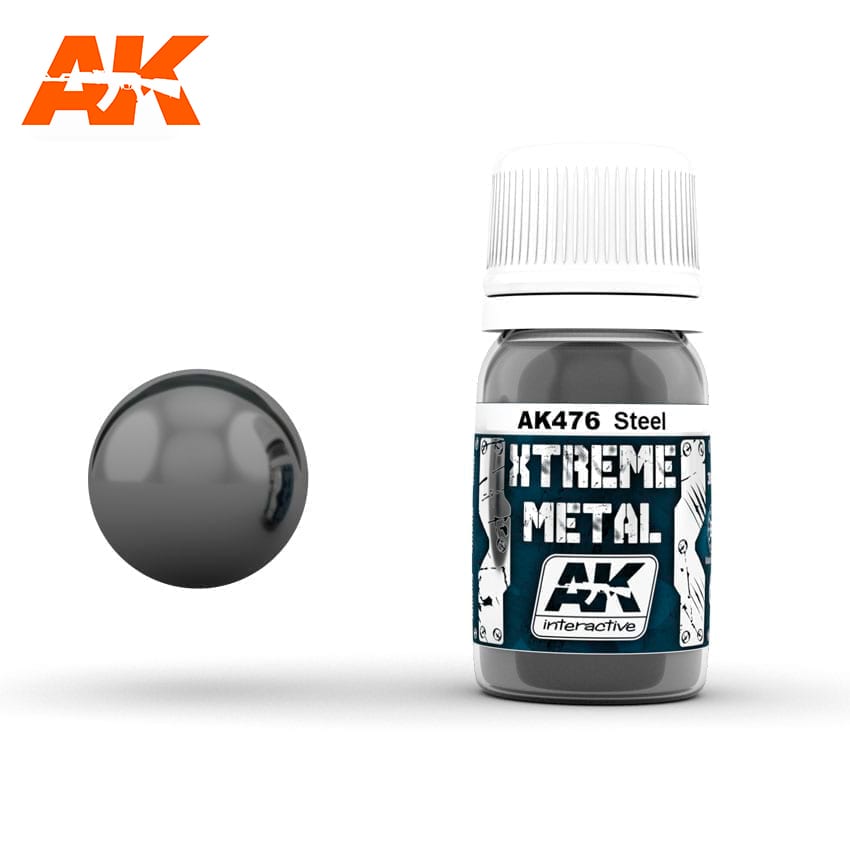 AK Interactive Xtreme Metal Steel | 8436535574761