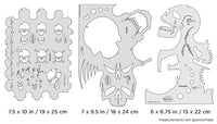 IWATA Artool Skullmaster Set Freehand Airbrush Template by Craig Fraser | 758240038030