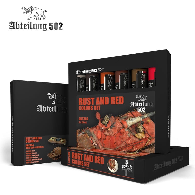 Abteilung502 Rust and Red Colors Set | 8436535579827