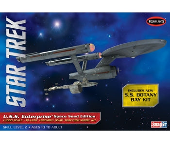 Polar Lights 1/1000 Star Trek TOS USS Enterprise Space Seed Edition Snap | 849398002063