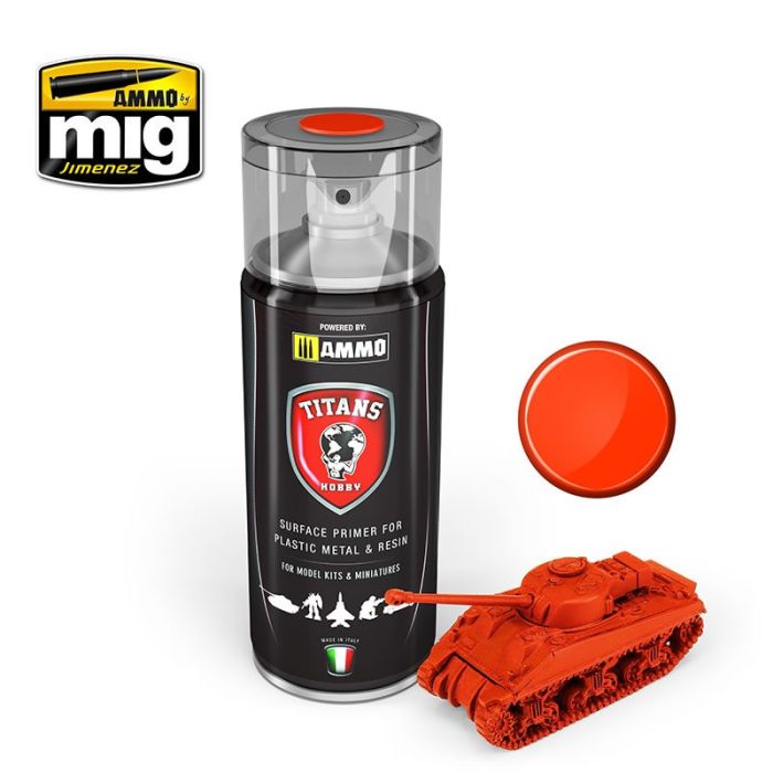 Titans Hobby Royal Red Matt Primer, 400ml Spray | 7426842918892