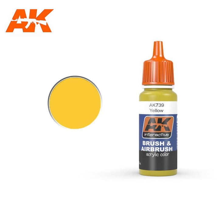 AK Interactive Yellow Acrylic Color 17ml | 8436535577397