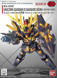 Bandai SD Gundam EX-Standard #015 Unicorn Gundam 02 Banshee Norn (Destroy Mode) 'Gundam UC' | 4573102556172