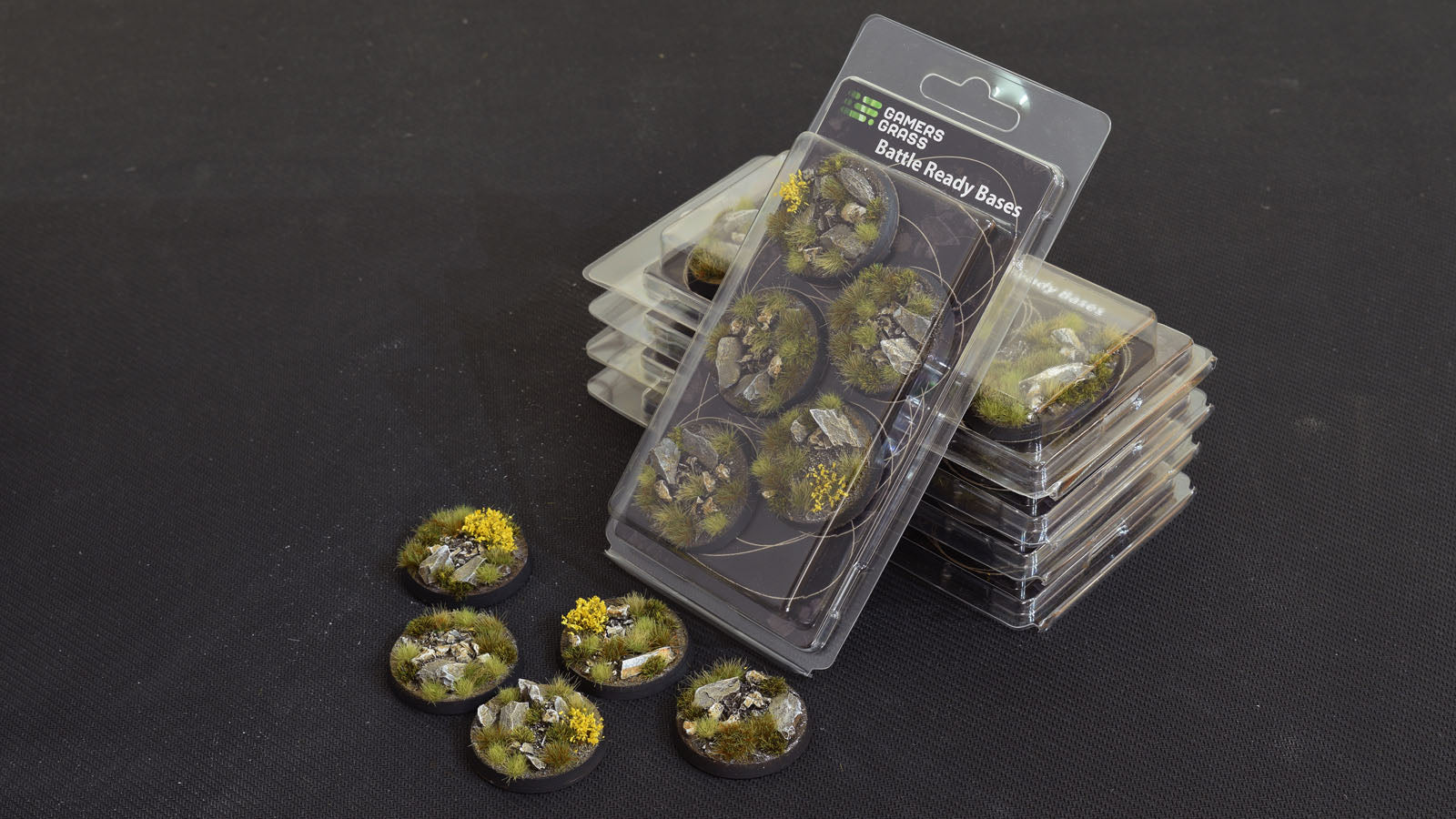 Gamers Grass Battle Ready Bases - Highland - Round 40mm (x5) | 738956788450