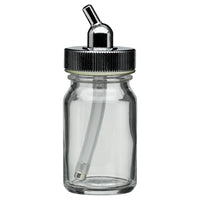 IWATA Glass Bottle 0.68oz / 20ml With Metal Adaptor Cap | 734748140529