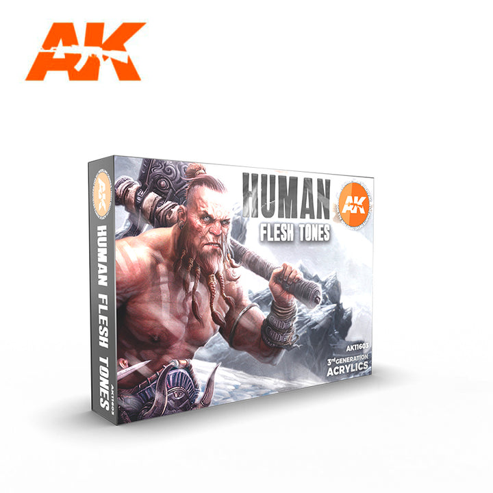 AK Interactive 3G Human Flesh Tones Set | 8435568307360